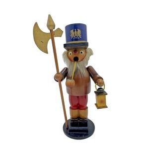 Vintage Steinbach Night Watchman Incense Burner Smoker Germany Nut Cracker‎